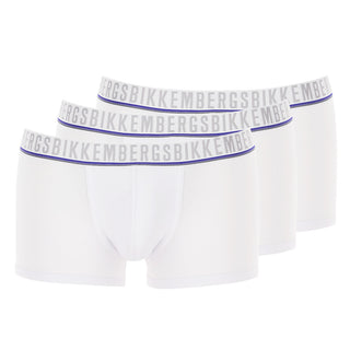 Bikkembergs - 3-Pack Cotton Blend Boxer Briefs with Branded Waistband