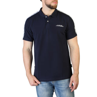 Lamborghini - Sleek Short-Sleeved 100% Cotton Polo Shirt with Logo