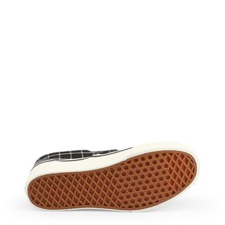 Vans - Plaid Slip-On Sneakers with Platform Sole