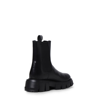 Love Moschino - Leather Platformed Chelsea Boots