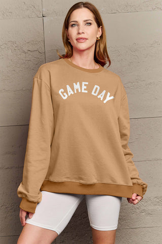 Simply Love Full Size GAME DAY Graphic Sweatshirt