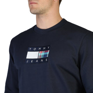 Tommy Hilfiger - Cotton Crewneck Sweatshirt with Front Logo