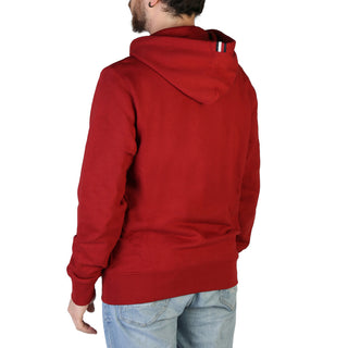 Tommy Hilfiger - Polished Cotton Hoodie with Front and Lapel Logo