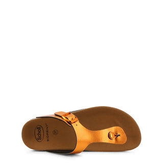 Scholl - Greeny Buckled Copper Sandals