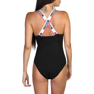 Moschino -italian design one.piece swimsuit, black, white