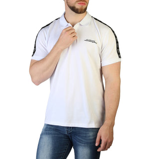 Lamborghini - Sleek Short-Sleeved 100% Cotton Polo Shirt with Logo