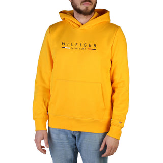 Tommy Hilfiger - Fleece-Lined Cotton-Blend Hoodie with Chest Logo