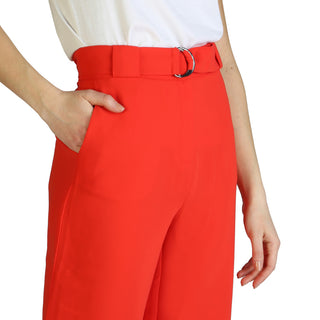 Armani Exchange - red hot trousers with white legs