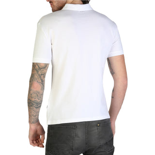 Napapijri - Cotton Stretch Slim Fit Short-Sleeved White Polo Shirt