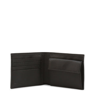 Ferragamo - Italian-Made Textured Leather Fold Wallet with Coin Compartment