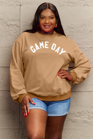 Simply Love Full Size GAME DAY Graphic Sweatshirt