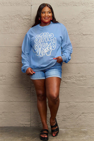 Simply Love Full Size Graphic Sweatshirt