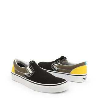 Vans - Classic Slip-On Sneakers with Zig-Zag Stitching