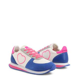 Love Moschino - Retro-Inspired Sneakers with Neon Detailing