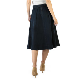 Tommy Hilfiger -dark blue midi skirt with pockets