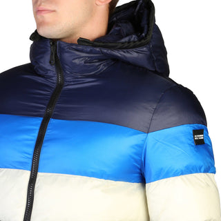 Alessandro Dell'Acqua - Striped Nylon Puffer Jacket with Hood