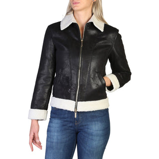 Armani Exchange - Bomber Jacket with Faux-Fur Collar and Lining