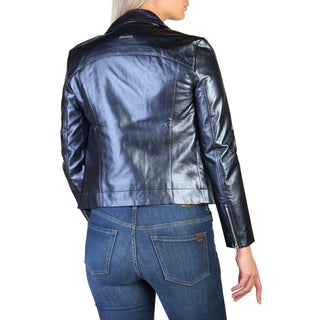 Armani Exchange - Long-Sleeve Zip-Up Metallic Jacket