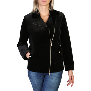 Armani Exchange - Side-Zip Cotton-Lined Black Bomber Jacket
