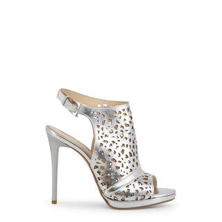 Arnaldo Toscani - Open-Toe Silver Pumps With Ankle Strap