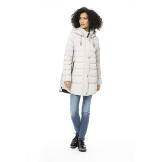 Baldinini Trend -warm coat white