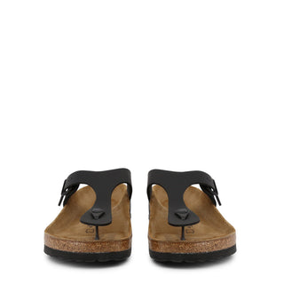 Birkenstock - Gizeh Leather Flip-Flops with Arch Support Insoles
