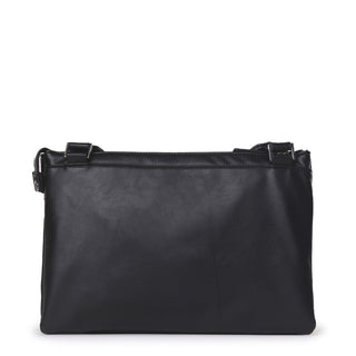 Calvin Klein - Black Messenger Bag with Silver Hardware