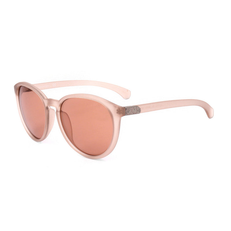 Calvin Klein - Classic Round-Frame Sunglasses with CKJ Temple Logo