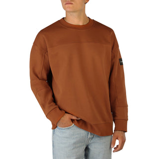 Calvin Klein - Cotton Sweatshirt with Arm Logo