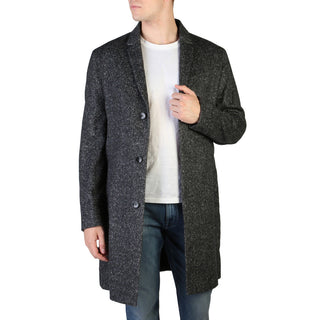 Calvin Klein - Gray Wool-Blend Coat