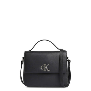 Calvin Klein - Leather-Look Crossbody Flap Bag