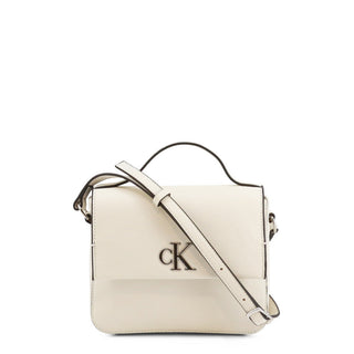 Calvin Klein - Leather-Look Crossbody Flap Bag