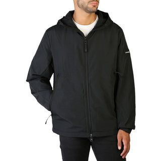 Calvin Klein - Lined Hooded Bomber Jacket with Logo