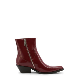 Calvin Klein - Pointed-Toe Patent Leather Boots