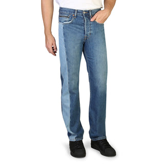 Calvin Klein - Regular Fit Blue Panelled Jeans