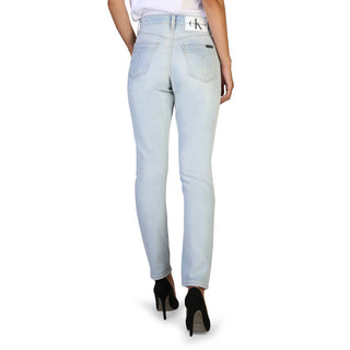 Calvin Klein - Slim Fit Mid-Rise Light Blue Jeans