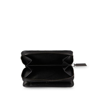 Calvin Klein - Synthetic Leather Bifold Pouchette with Embroidery Pattern