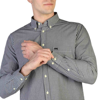 Carrera Jeans - Cotton Checkered Regular-Fit Collared Shirt