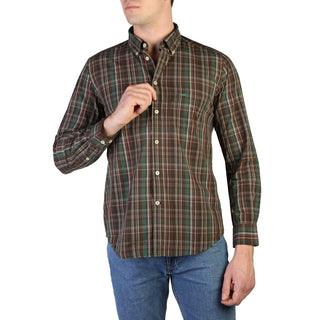 Carrera Jeans - Cotton Checkered Regular-Fit Collared Shirt