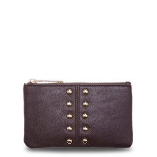 Carrera Jeans - Gioia Zip-Up Purse with Stud Embellishments and Key Chain