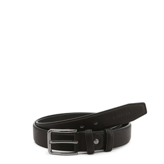 Carrera Jeans - Vintage Stitched Leather Belt with Silver Buckle & Logo