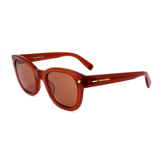 Dsquared2 - Square Brown Sunglasses with Roviex Lenses