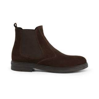 Duca di Morrone - Damiano-Cam - Suede Slip-On Ankle Boots With Elastic Gores & Leather Lining