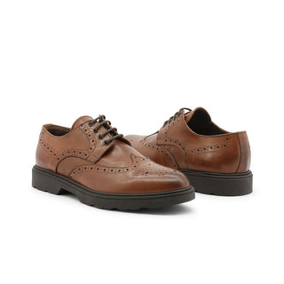 Duca di Morrone - Dante-Pelle - Laced Leather Shoes With Openwork Detail
