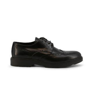 Duca di Morrone - Dante-Pelle - Laced Leather Shoes With Openwork Detail