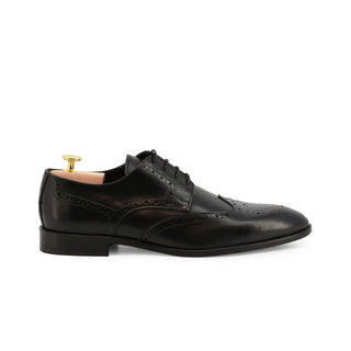 Duca di Morrone - Valerio-Pelle - All Leather Laced Shoes With Pointed Toe