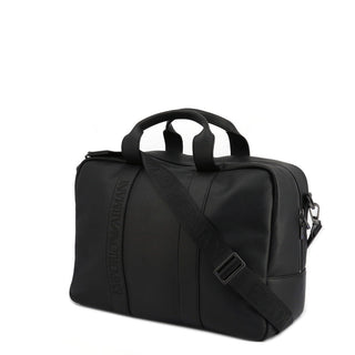 Emporio Armani - Embossed Briefcase with Shoulder Strap