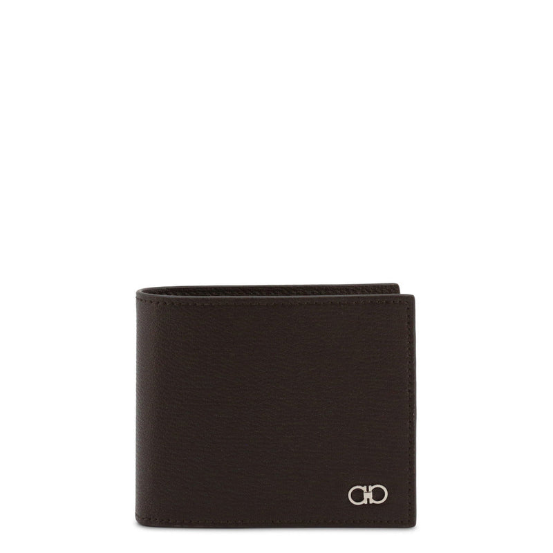 Ferragamo - Italian-Made Textured Leather Fold Wallet with Coin Compartment