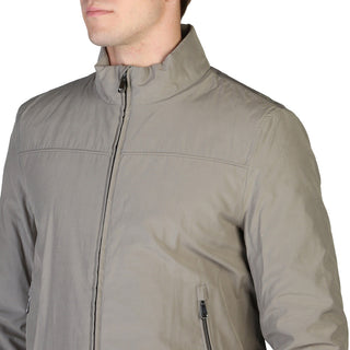 Geox - Lined Bomber Jacket with Ribbed Hems