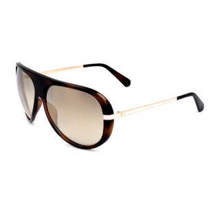 Guess - 61mm Acetate Aviator Sunglasses with Metal Arms
